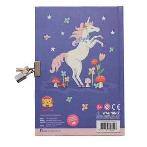 Lockable Diary (Unicorn Rainbows)