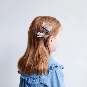 Lucia Butterfly Clips - Winter Flora