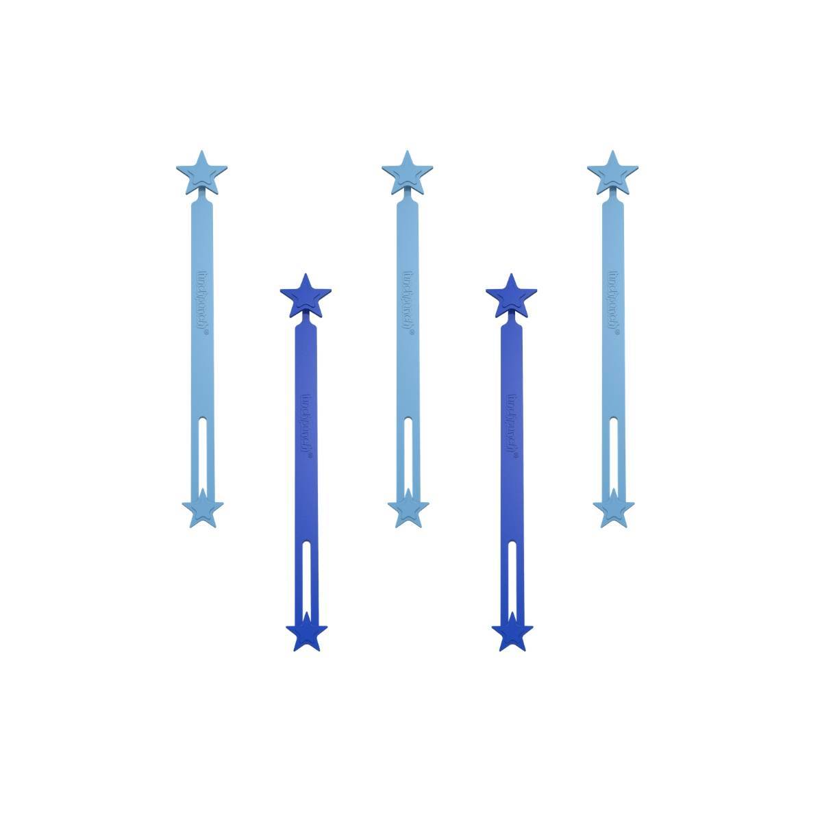 Silicone Wrap Bands (Blue)