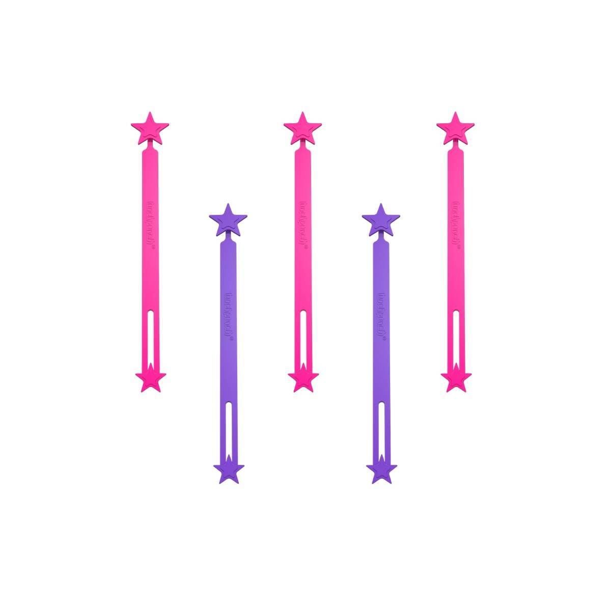 Silicone Wrap Bands (Pink)