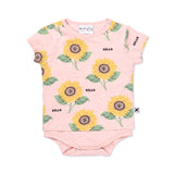 Happy Sunflowers Onesie Tee