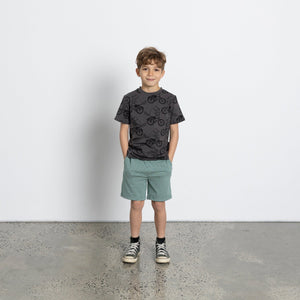 Biking Beavers Tee (Dark Grey)