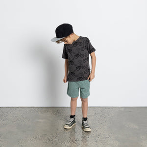 Biking Beavers Tee (Dark Grey)