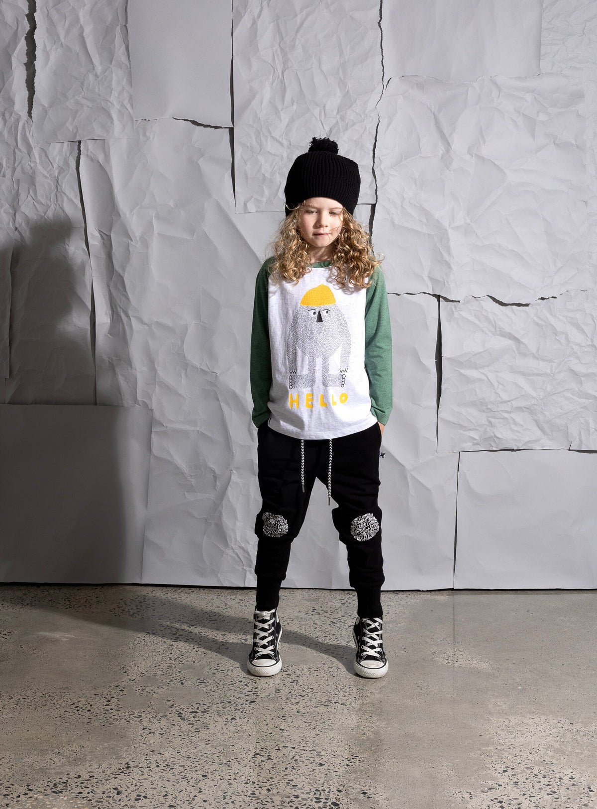 Hello Circle Furry Trackies