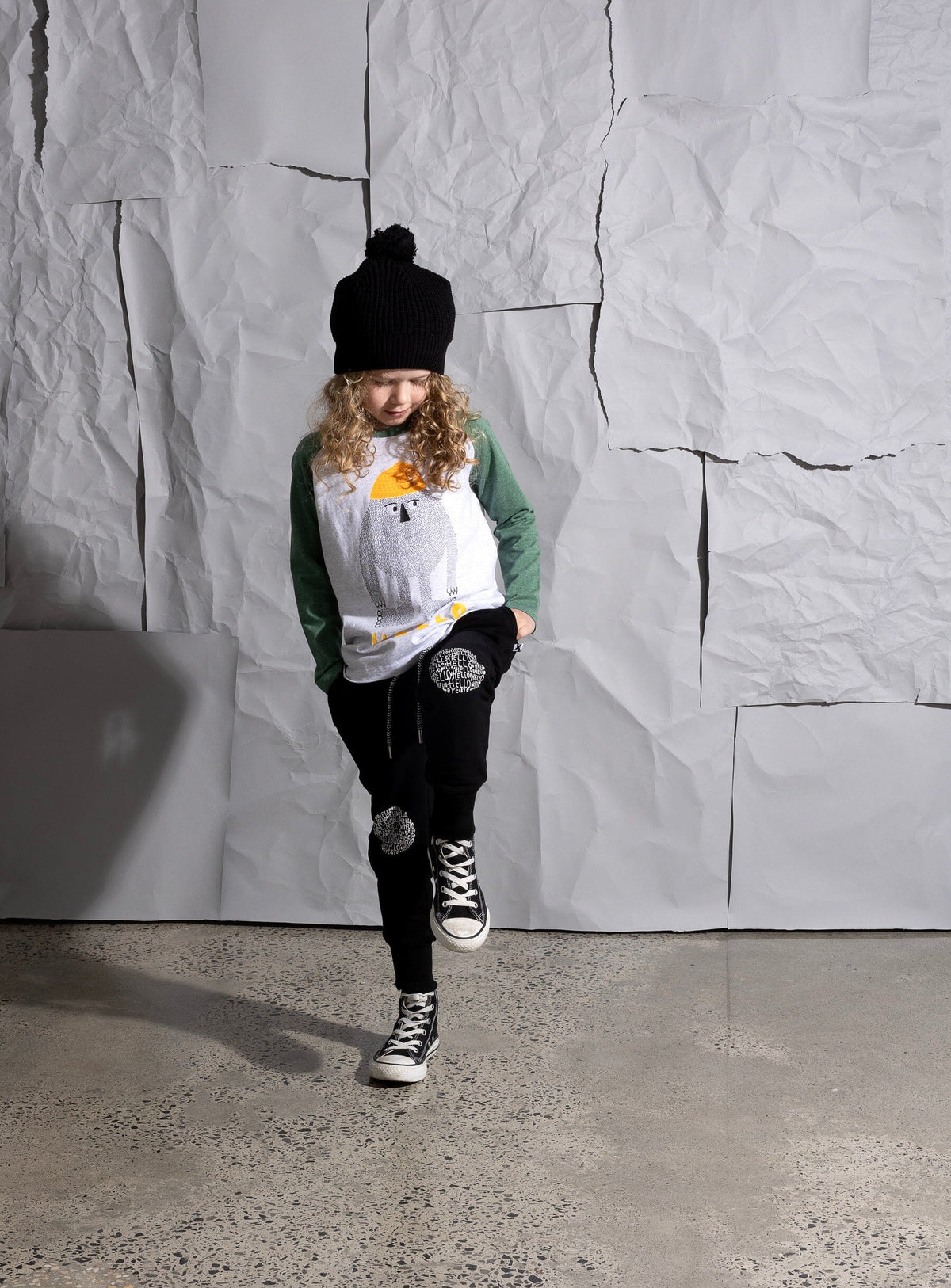 Hello Circle Furry Trackies