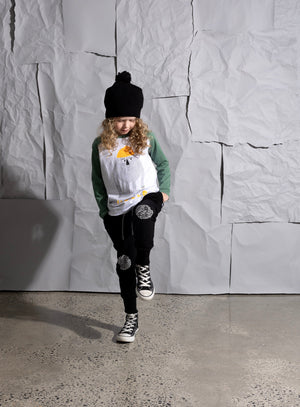 Hello Circle Furry Trackies