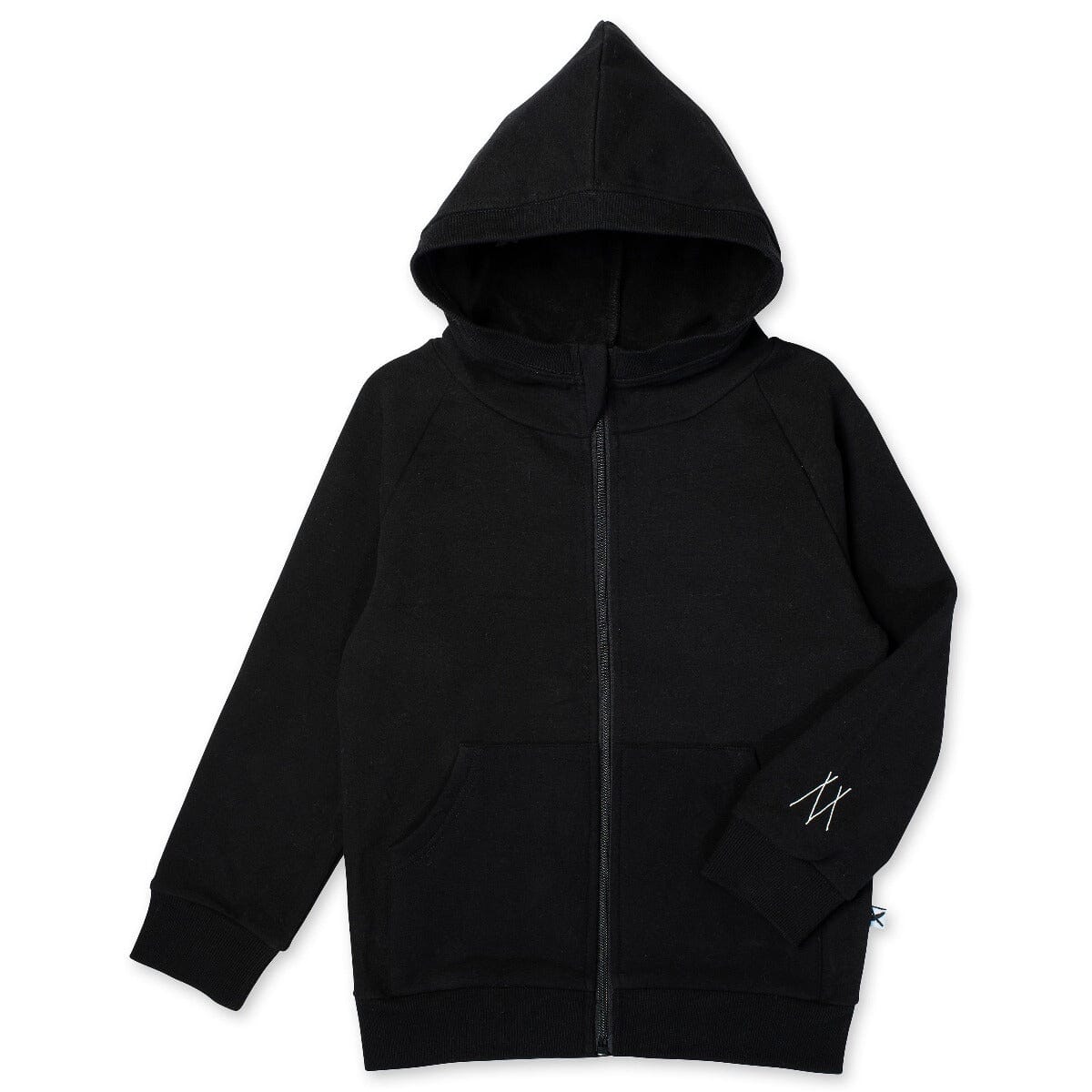 Warm Dogs Furry Zip Up (Black/Grey Marle)