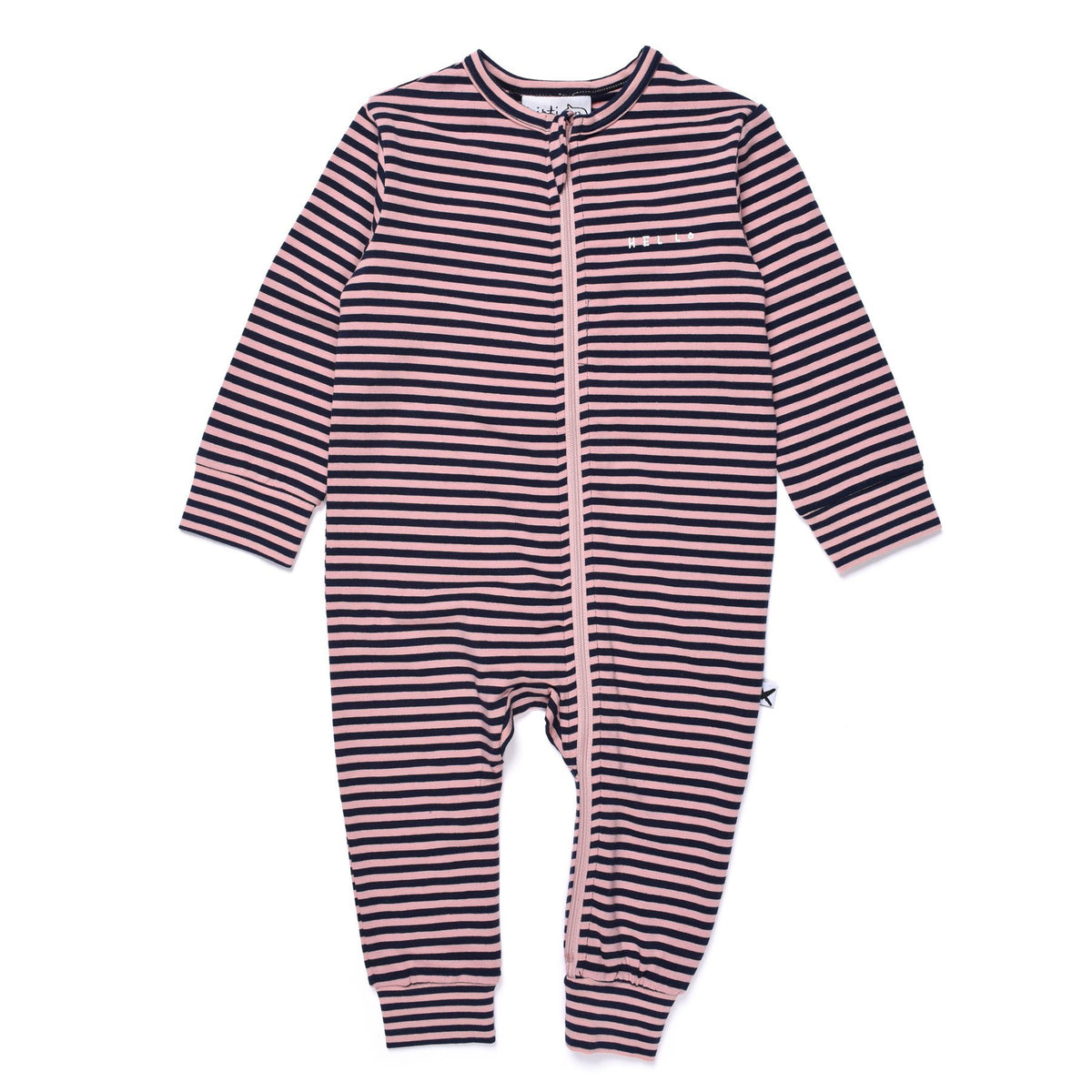 Striped Zippy Suit