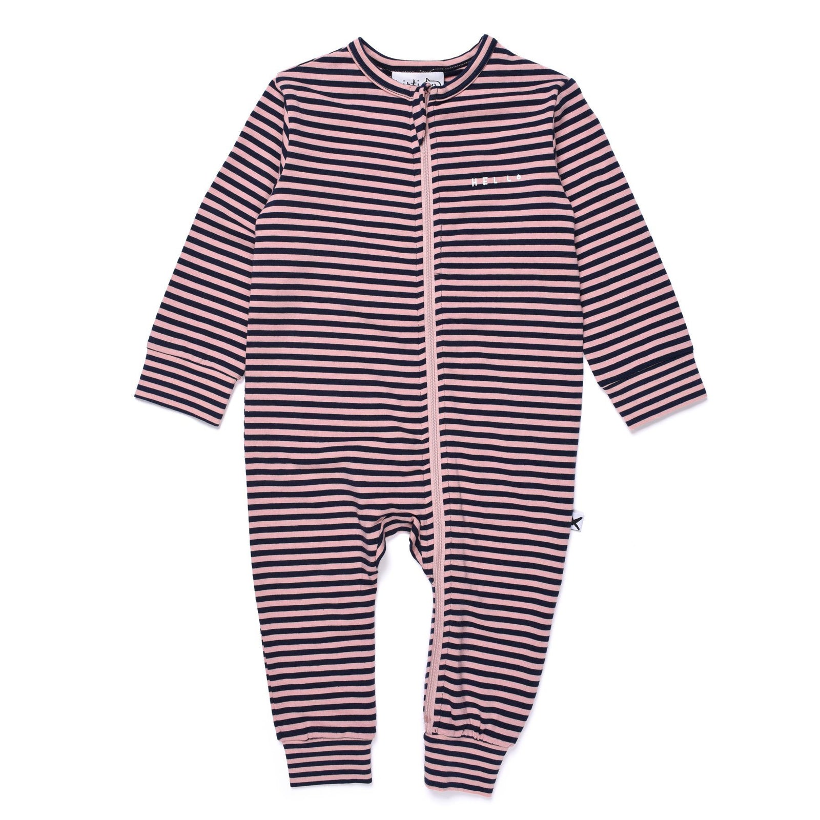 Striped Zippy Suit