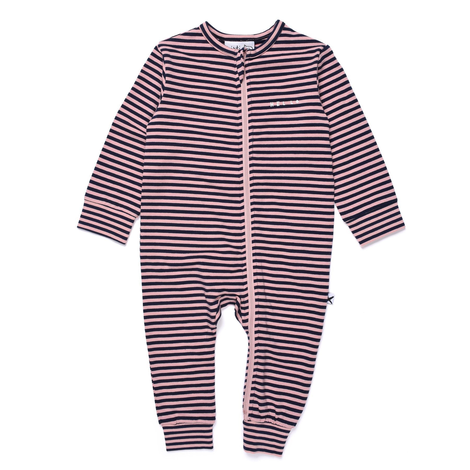 Striped Zippy Suit