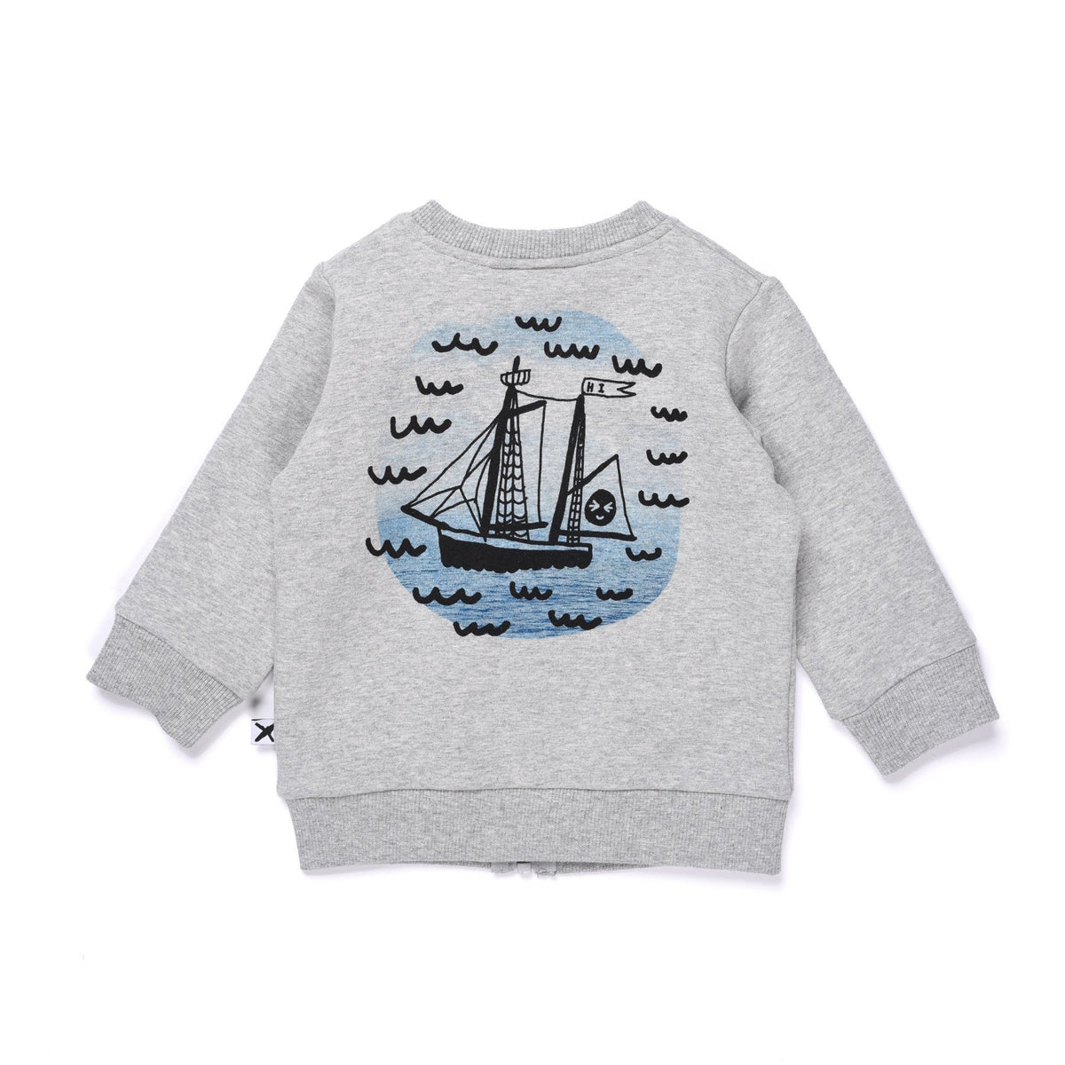 Sail Furry Zip Up Crew