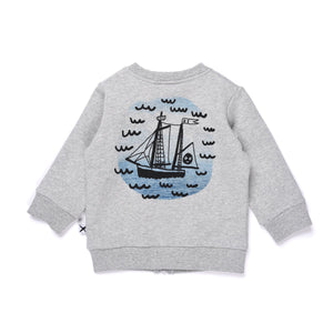 Sail Furry Zip Up Crew