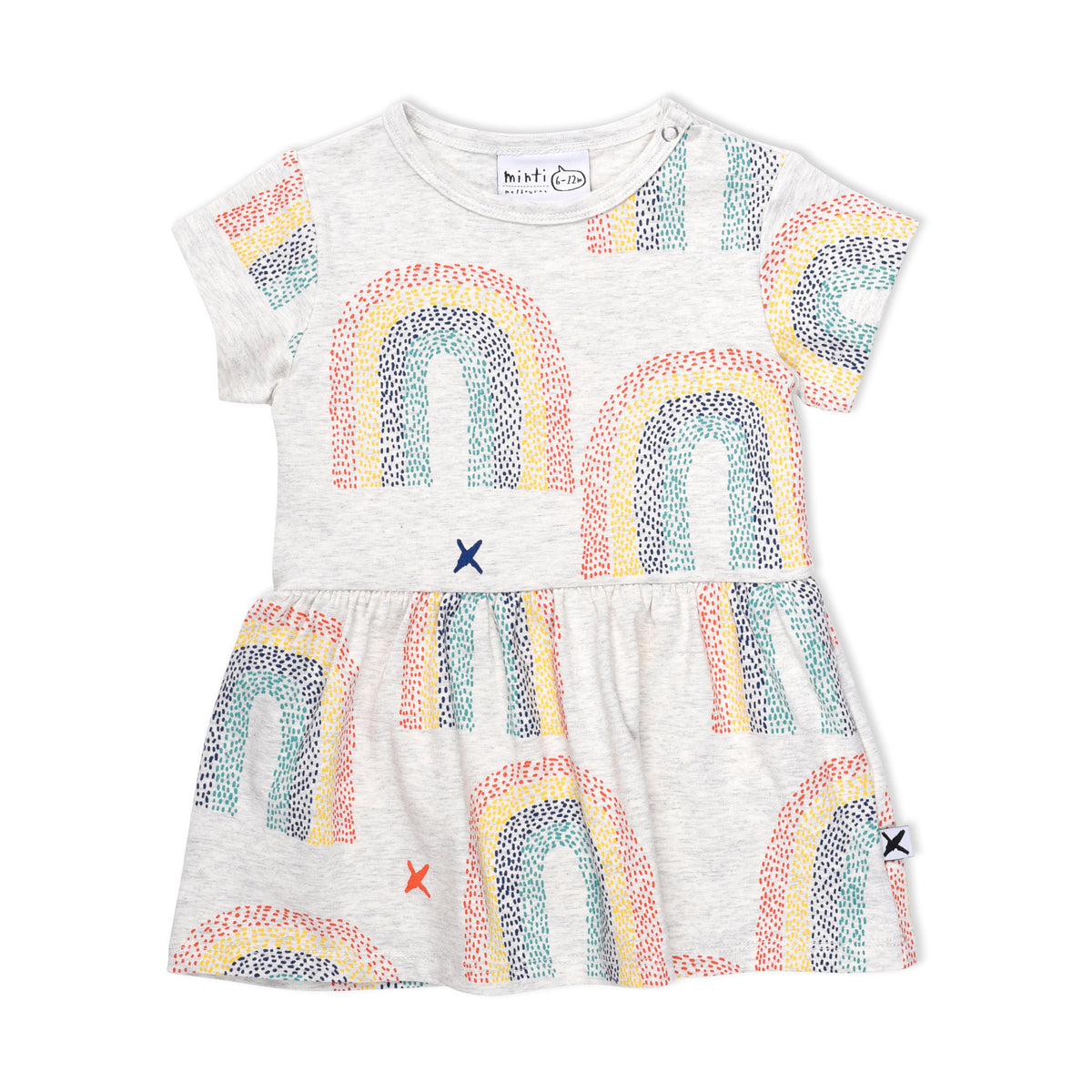 Rainbow Pop Onesie Dress