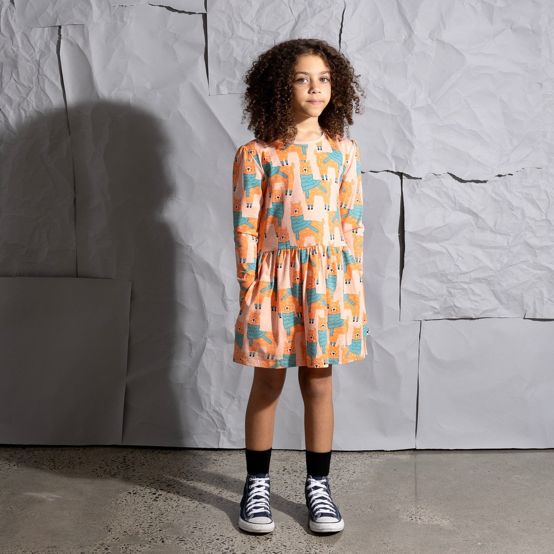 Warm Llamas Dress