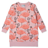 Friendly Flamingos Furry Dress