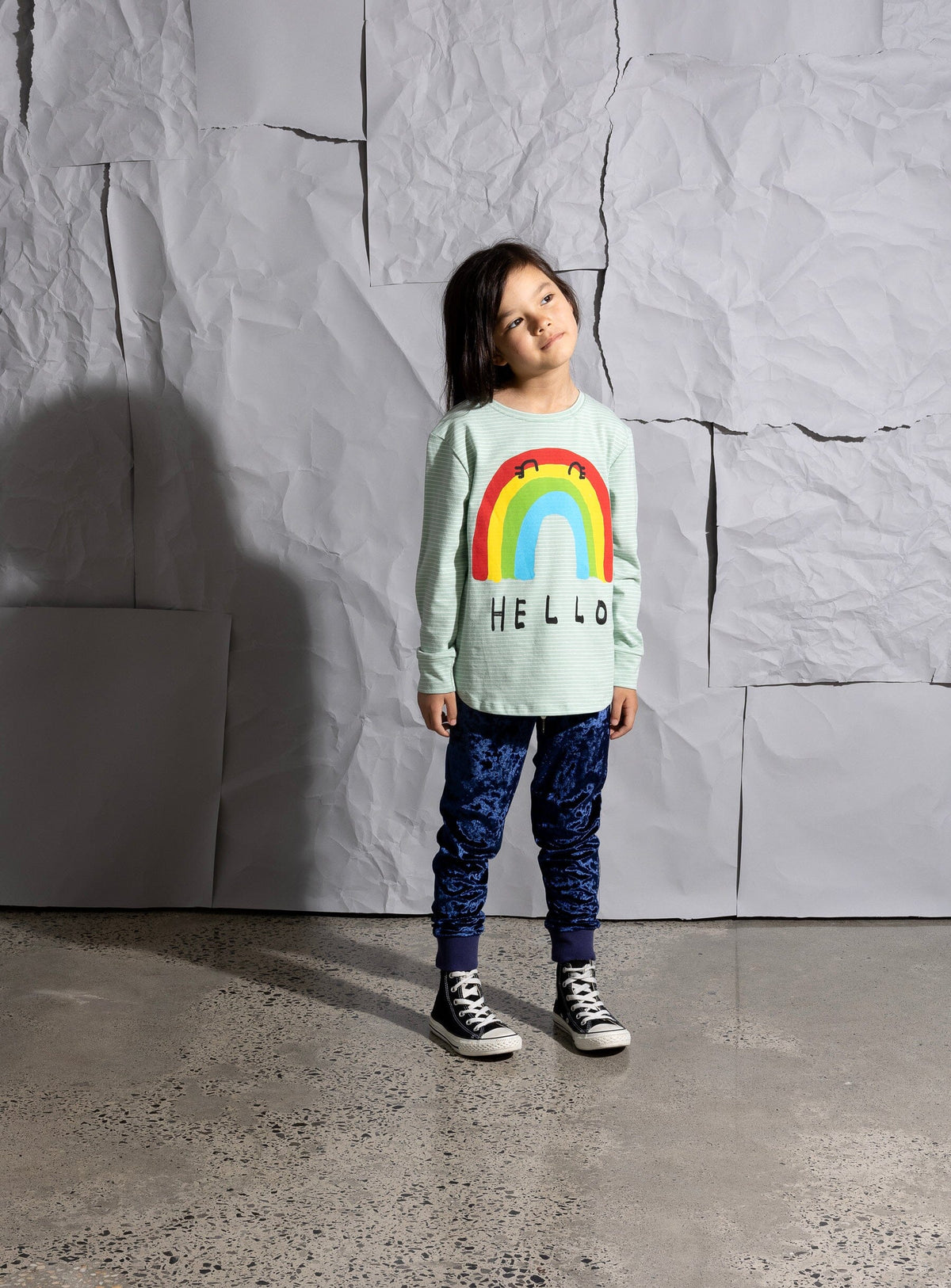 Hello Bye Rainbow Tee