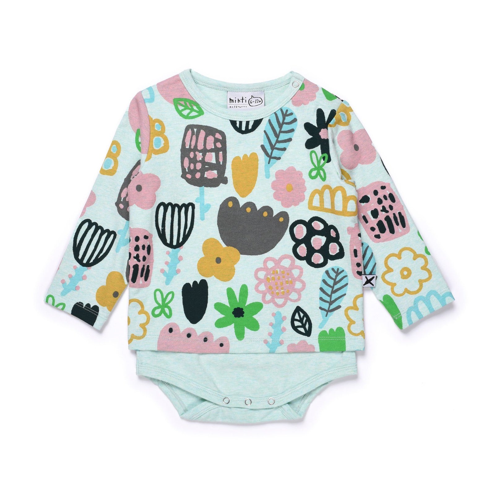 Pastel Garden Onesie Tee