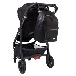 Manhatten Backpack/Nappy Bag (Black)