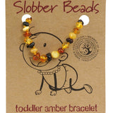 Amber Toddler Teething Bracelet (Multi Round)