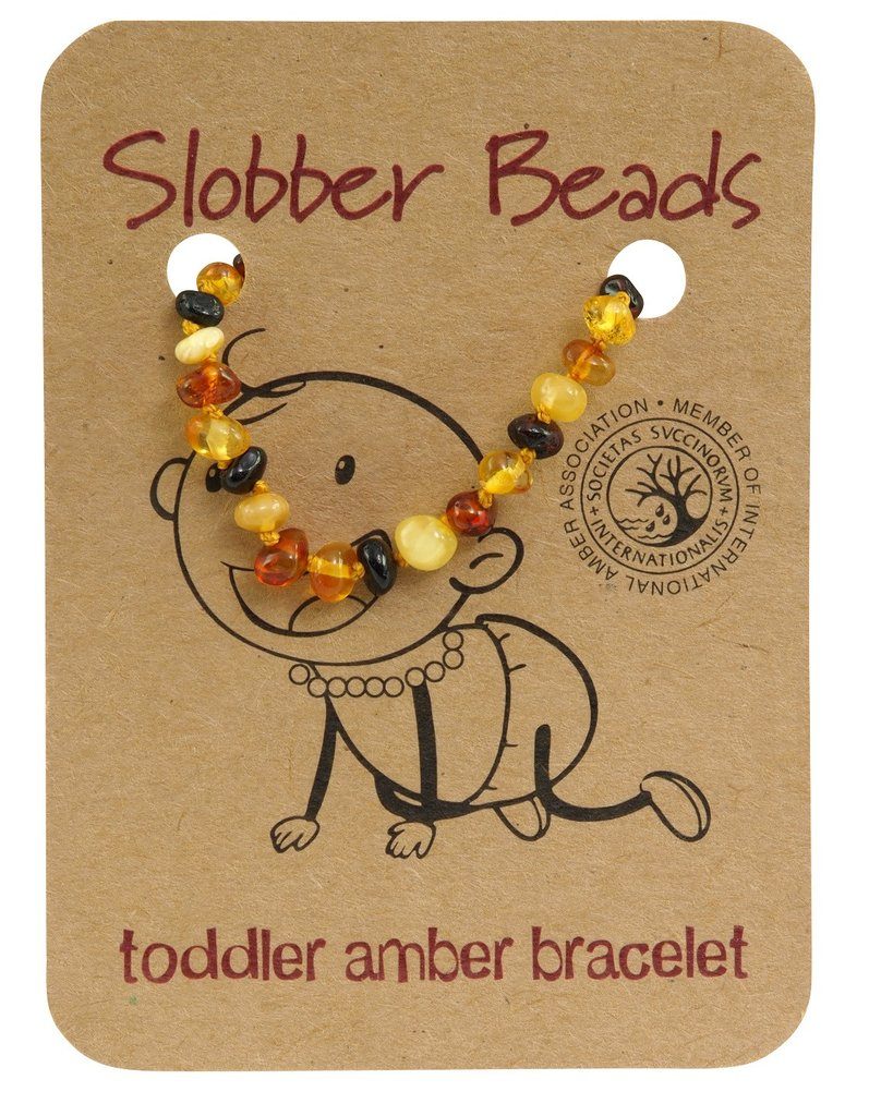 Amber Toddler Teething Bracelet (Multi Round) Kawaii Kids