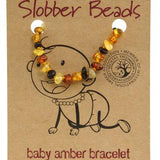 Amber Baby Teething Bracelet (Multi Round)