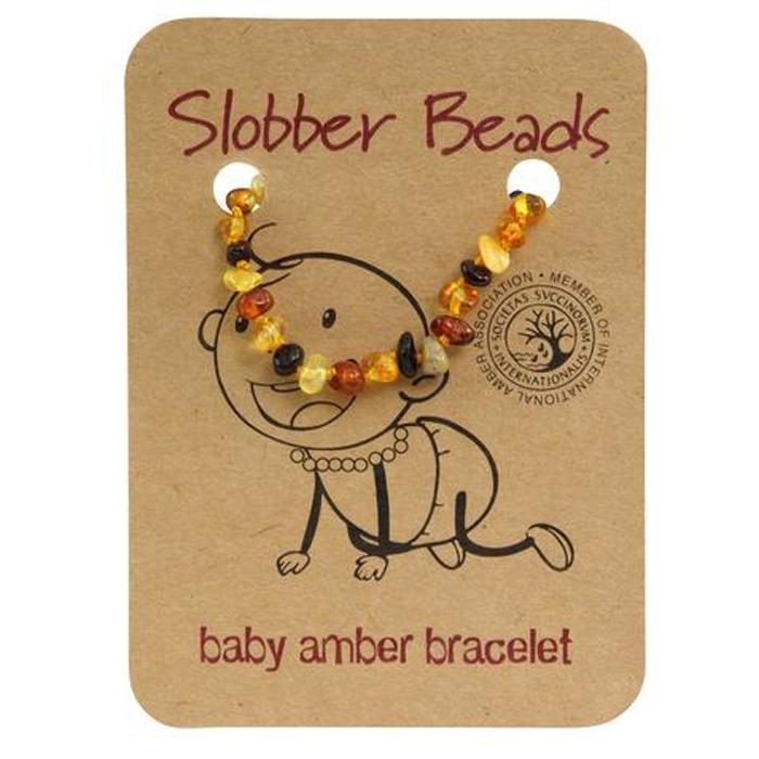 Amber Baby Teething Bracelet (Multi Round)