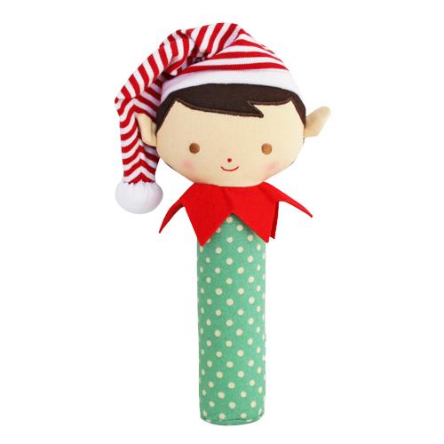 Cheeky Elf Boy Squeaker (Green Spot)