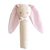 Bunny Rattle (Pink Linen)