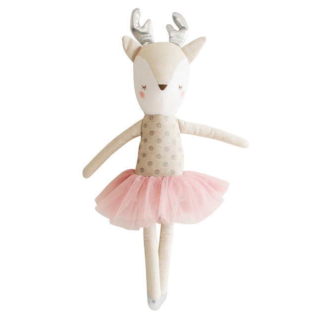 Ballerina Reindeer (Silver/Blush)