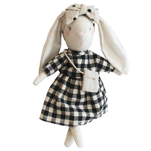 Mini Sofia Bunny (Black Check)