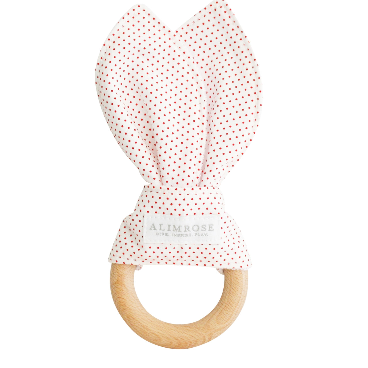 Bailey Bunny Teether (Red Spot)