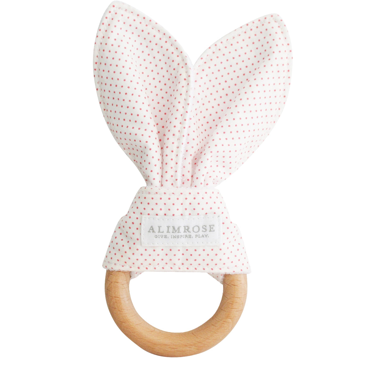 Bailey Bunny Teether (Pink Spot)