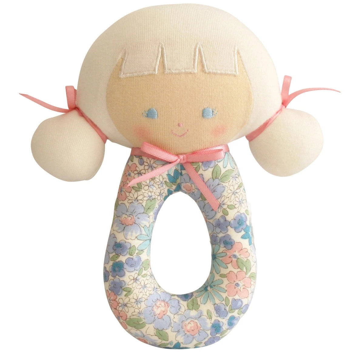 Audrey Grab Rattle (Liberty Blue)