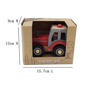 Wooden Tractor (Red)