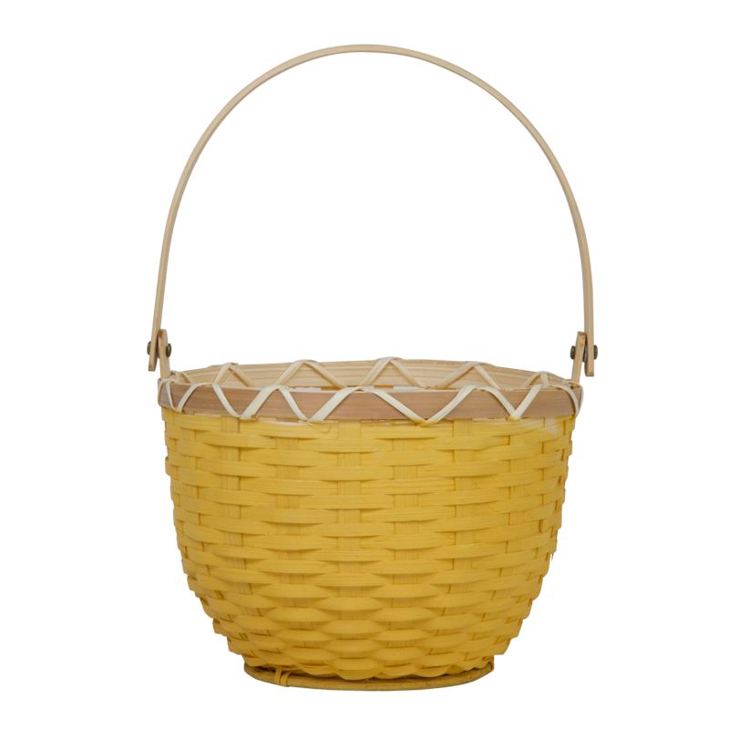 Small Blossom Basket - Mustard