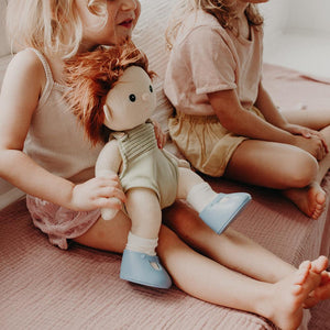 Dinkum Doll Shoes (Heron Blue)