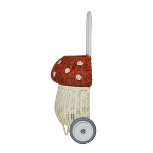 Rattan Mushroom Luggy (Red)