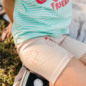 Jelly Legs Rib Bike Shorts