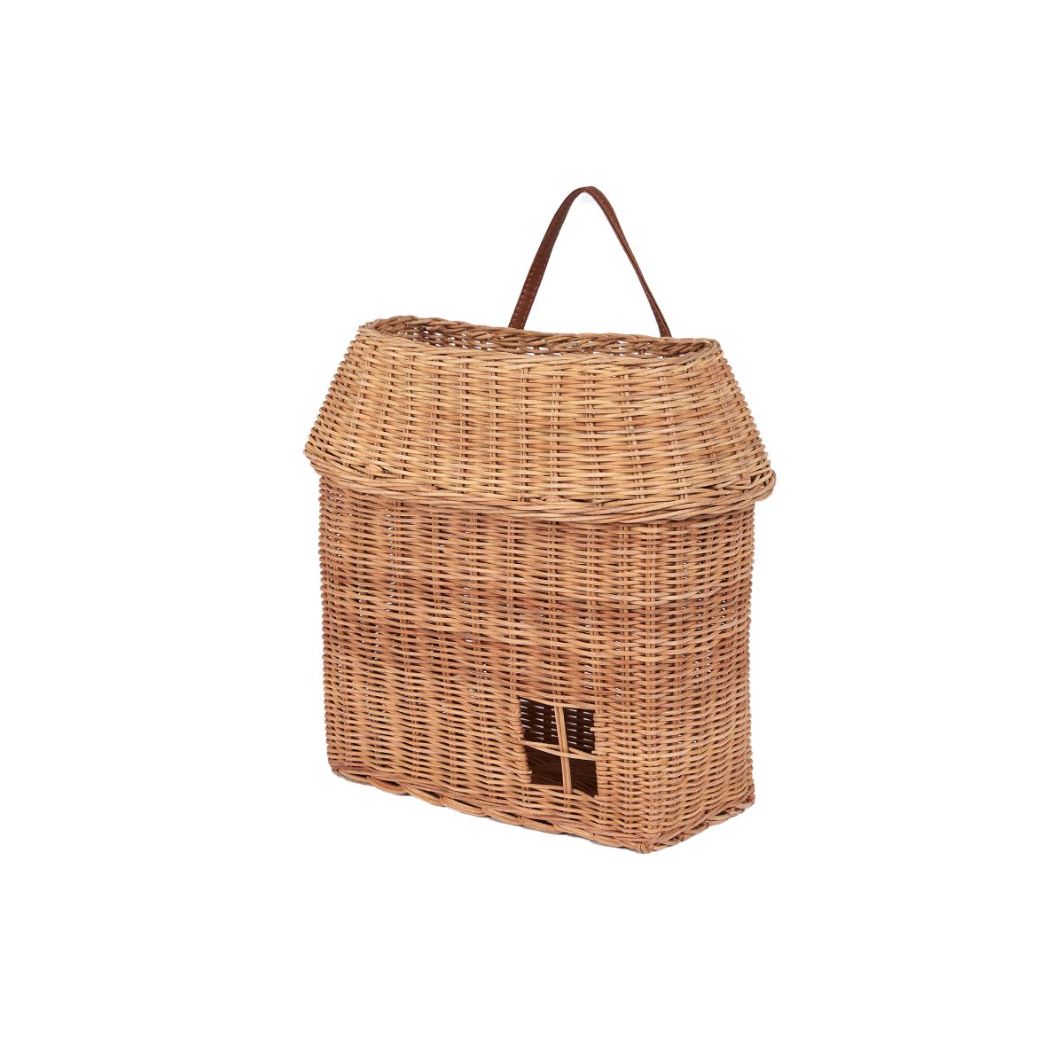 Rattan Hanging Hutch Basket Kawaii Kids