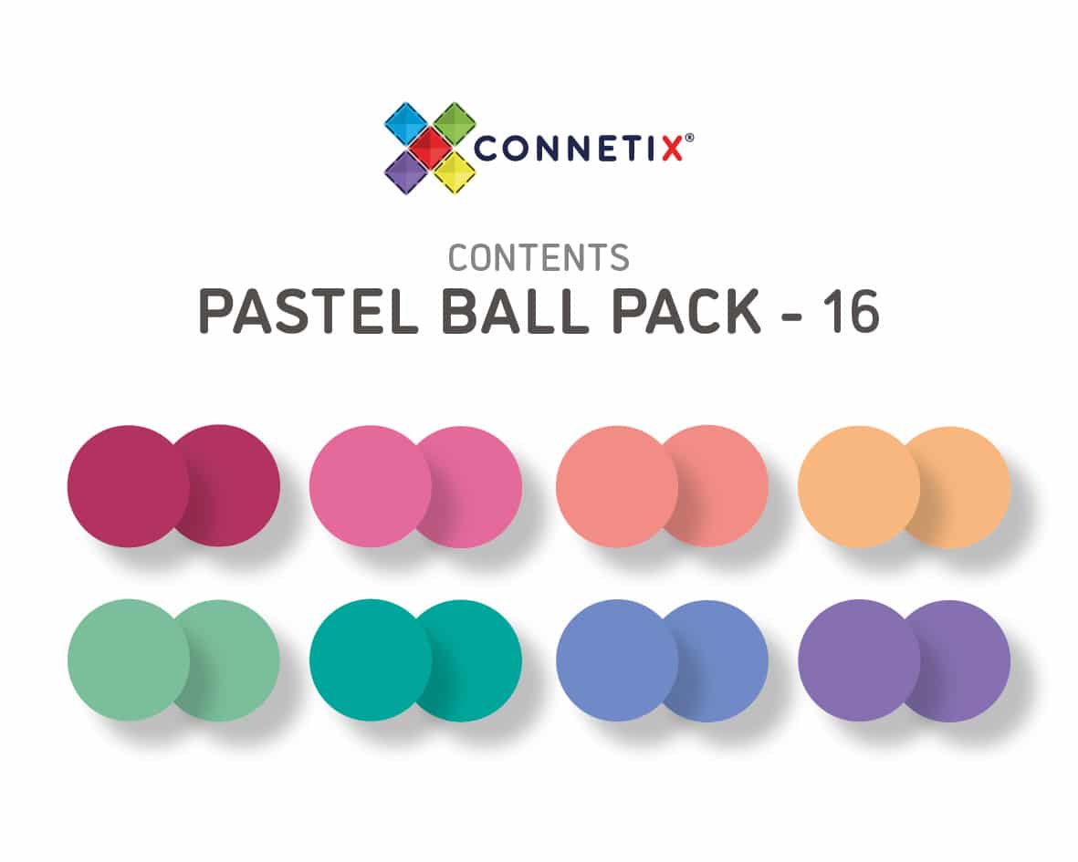 Pastel Ball Pack 16 Piece