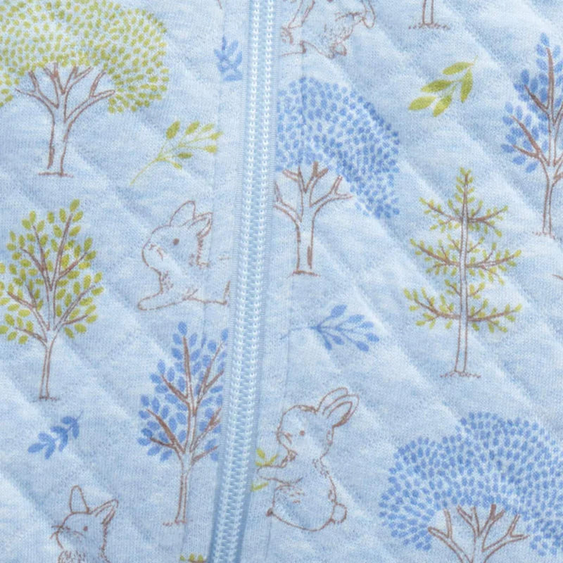 Icicle Bunny Forest Quilted Growsuit