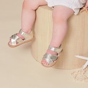 Baby Criss-Cross Sandals (Gold)