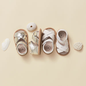 Baby Criss-Cross Sandals (Gold)
