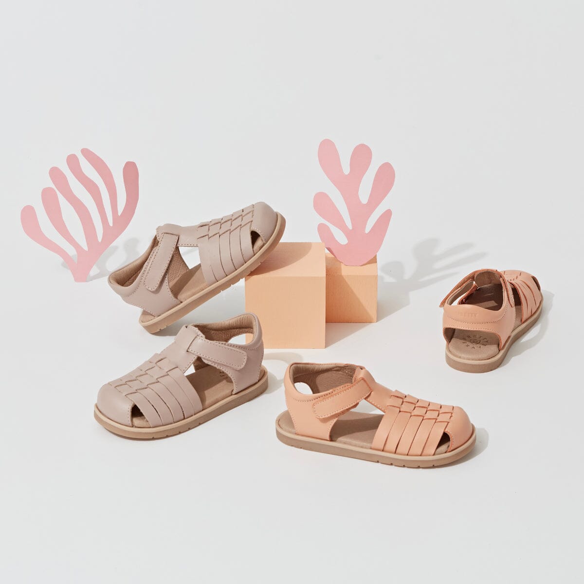Frankie Sandals (Blush)