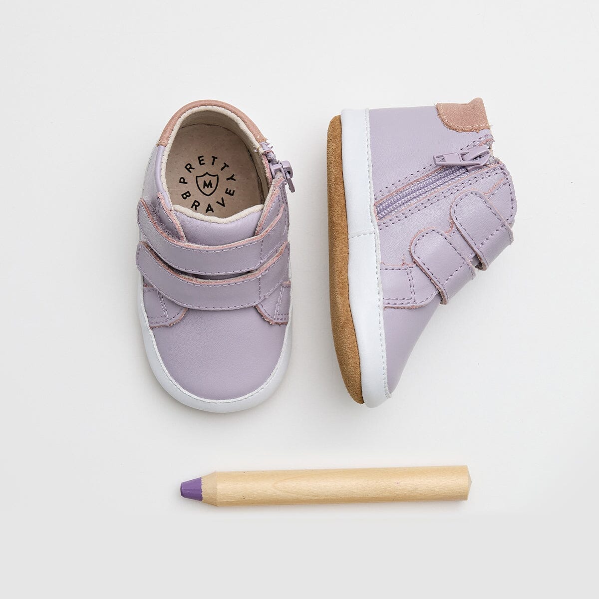 Baby Hi-Tops (Lilac)