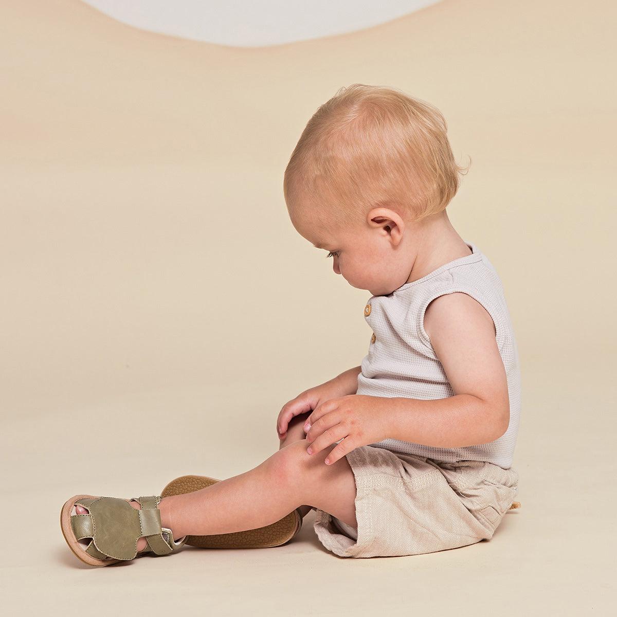 Baby Milo Sandals (Khaki)