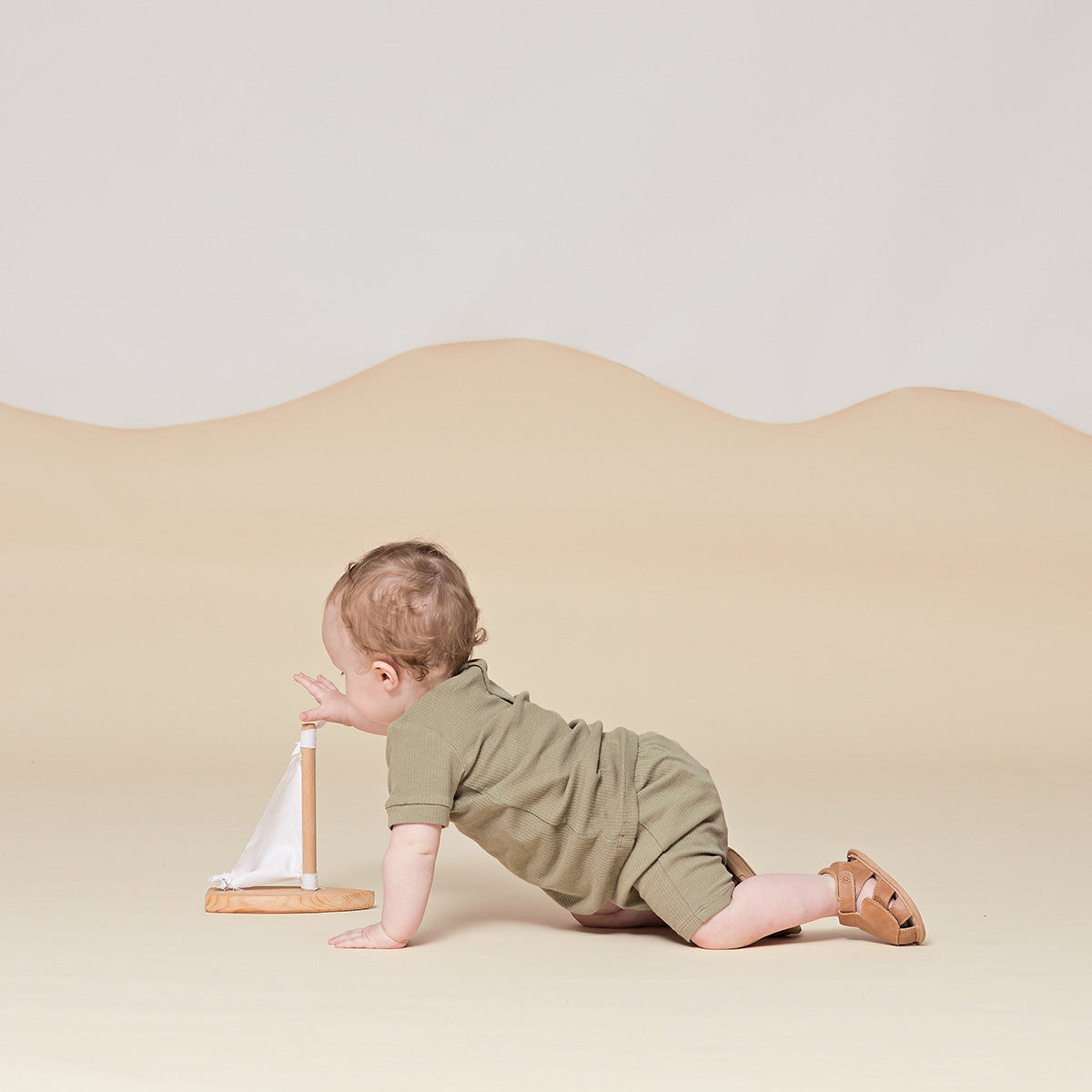 Baby Milo Sandals (Tan)