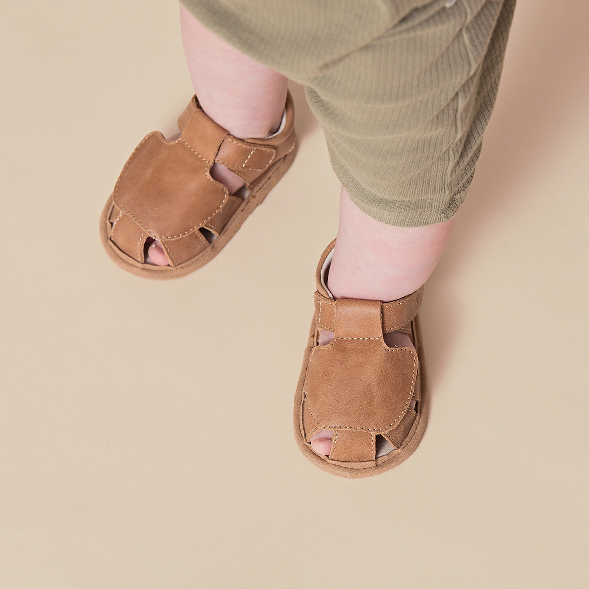 Baby Milo Sandals (Tan)