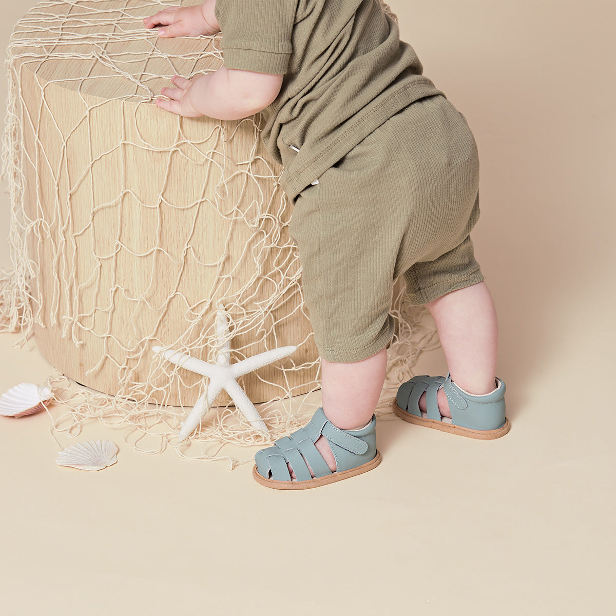 Baby Rio Sandals (Seafoam)