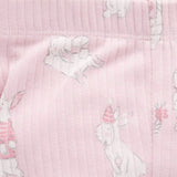 Rib PJ Set & Bunny Toy (Dusk)
